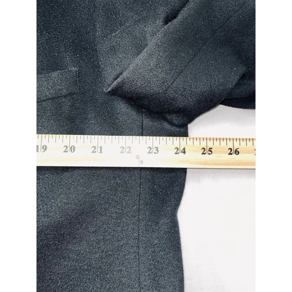 Joseph &‎ Lyman Mens 46 Reg Black Pure 100% Cashmere Sport Coat Blazer Jacket
